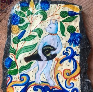 Chat à la vielle